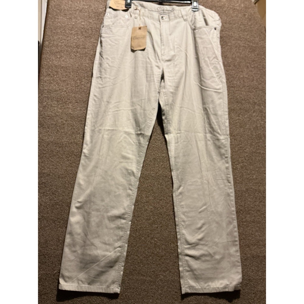 Casuals Roundtree & Yorke Khaki Pants 38x34 NEW WITH TAG Straight Fit